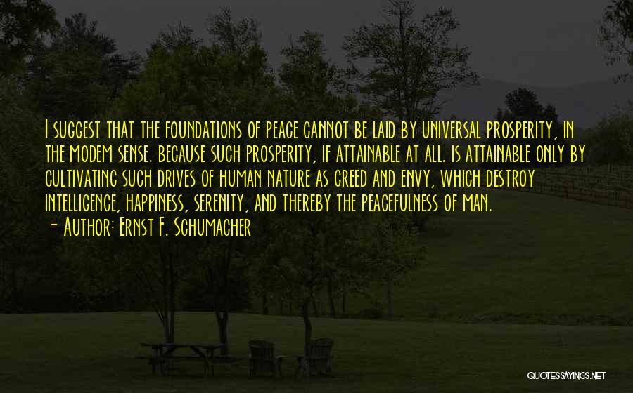 Peace And Nature Quotes By Ernst F. Schumacher