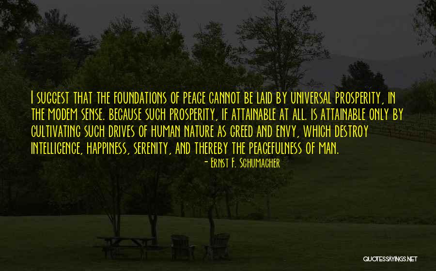 Peace And Nature Quotes By Ernst F. Schumacher