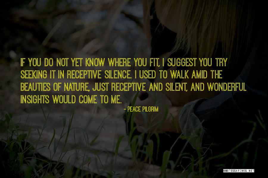 Peace And Nature Quotes By Peace Pilgrim Peace And Nature Quotes By Peace Pilgrim