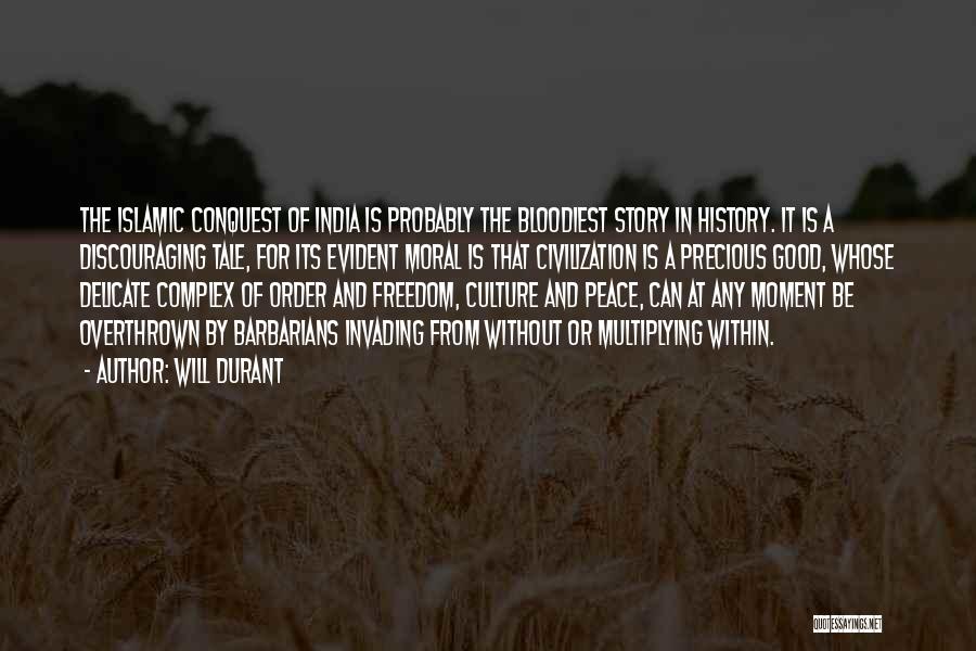 Peace And Order Quotes By Will Durant