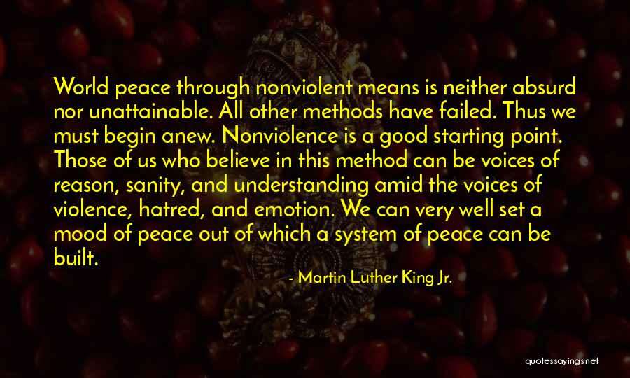 Peace And Sanity Quotes By Martin Luther King Jr. Peace And Sanity Quotes By Martin Luther King Jr.