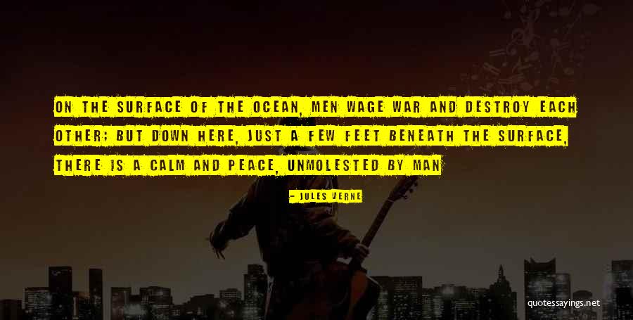 Peace And The Ocean Quotes By Jules Verne Peace And The Ocean Quotes By Jules Verne