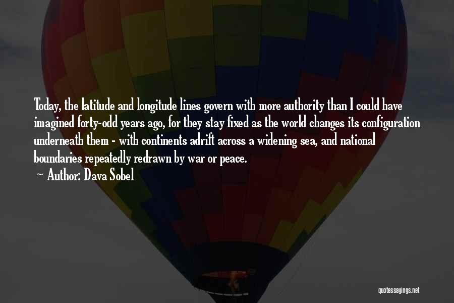 Peace And The Sea Quotes By Dava Sobel