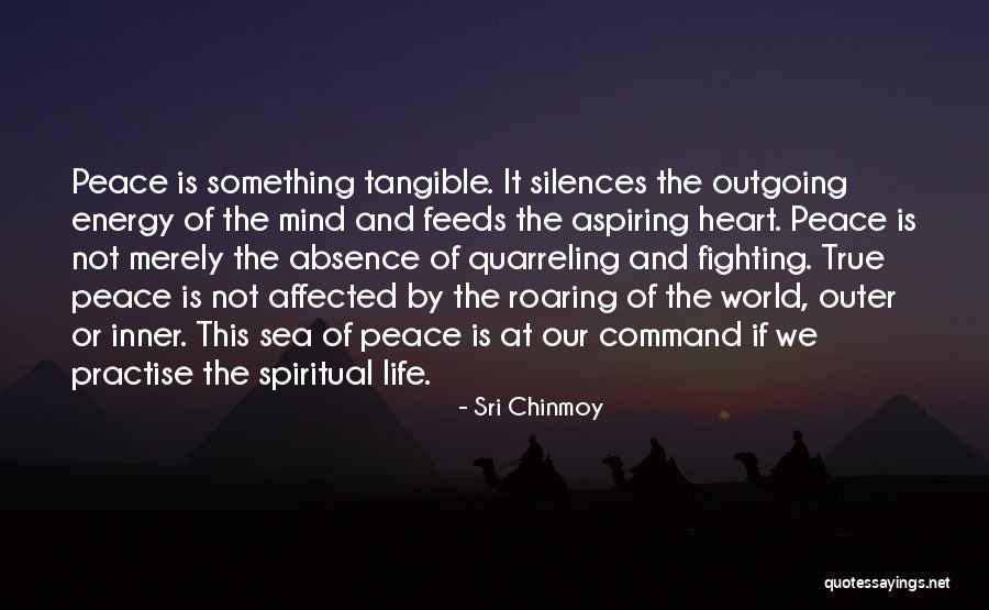 Peace And The Sea Quotes By Sri Chinmoy