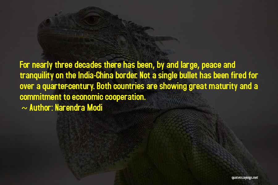 Peace And Tranquility Quotes By Narendra Modi
