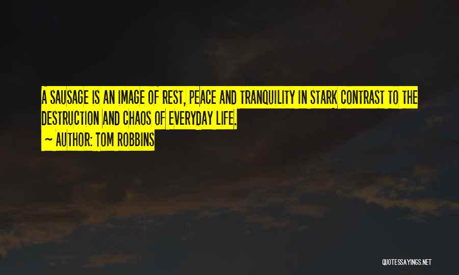 Peace And Tranquility Quotes By Tom Robbins