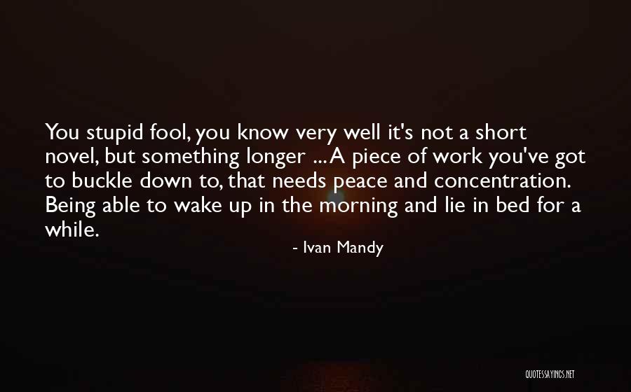 Peace And Understanding Quotes By Ivan Mandy Peace And Understanding Quotes By Ivan Mandy
