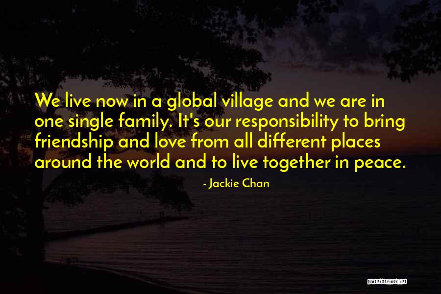 Peace Around The World Quotes By Jackie Chan Peace Around The World Quotes By Jackie Chan