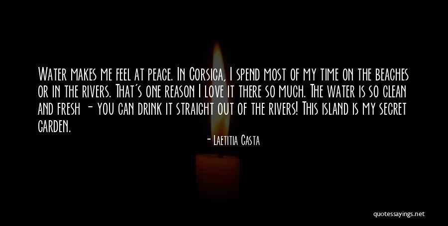 Peace At The Beach Quotes By Laetitia Casta