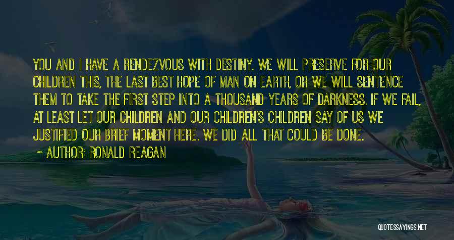 Peace Be With Us Quotes By Ronald Reagan