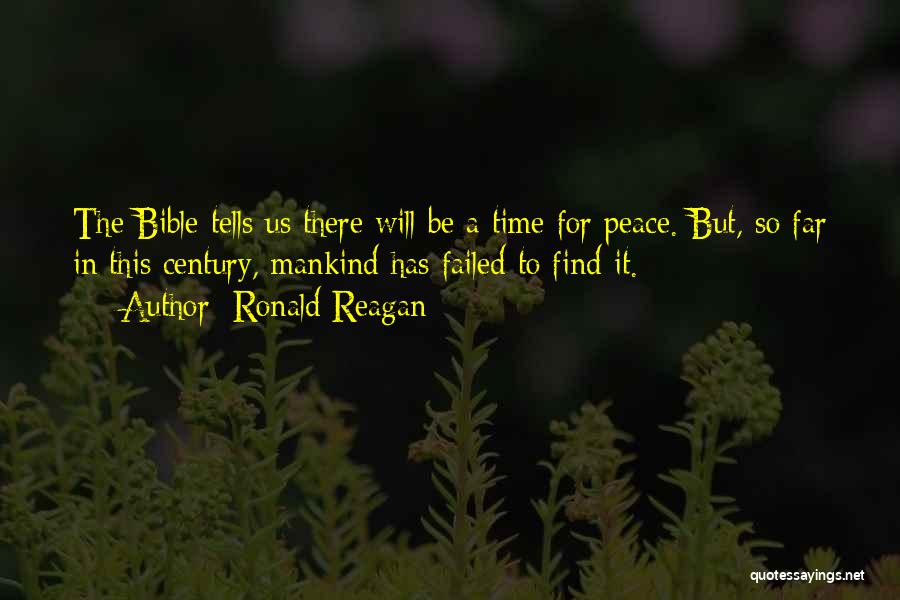 Peace Be With You Bible Quotes By Ronald Reagan