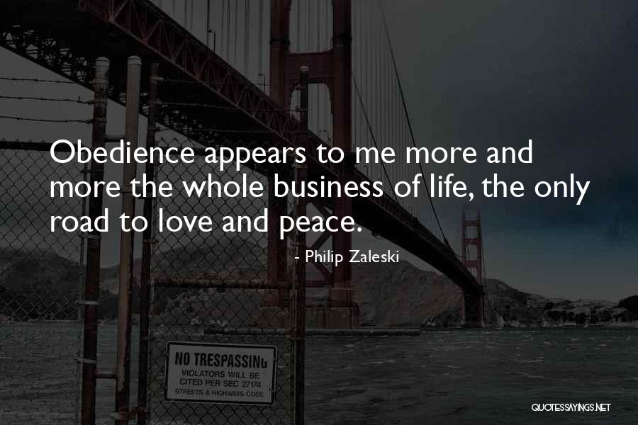 Peace Business Quotes By Philip Zaleski Peace Business Quotes By Philip Zaleski