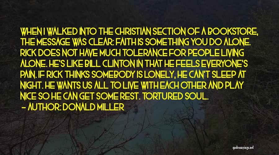 Peace Christian Quotes By Donald Miller