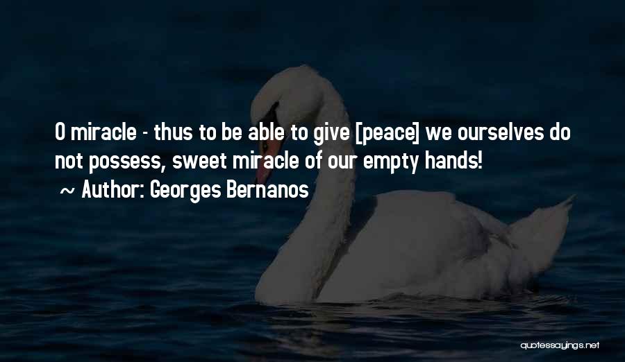 Peace Christian Quotes By Georges Bernanos