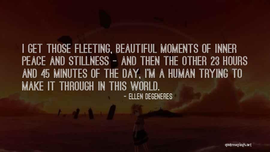 Peace Day Quotes By Ellen DeGeneres