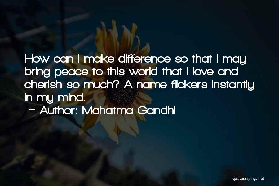 Peace Gandhi Quotes By Mahatma Gandhi