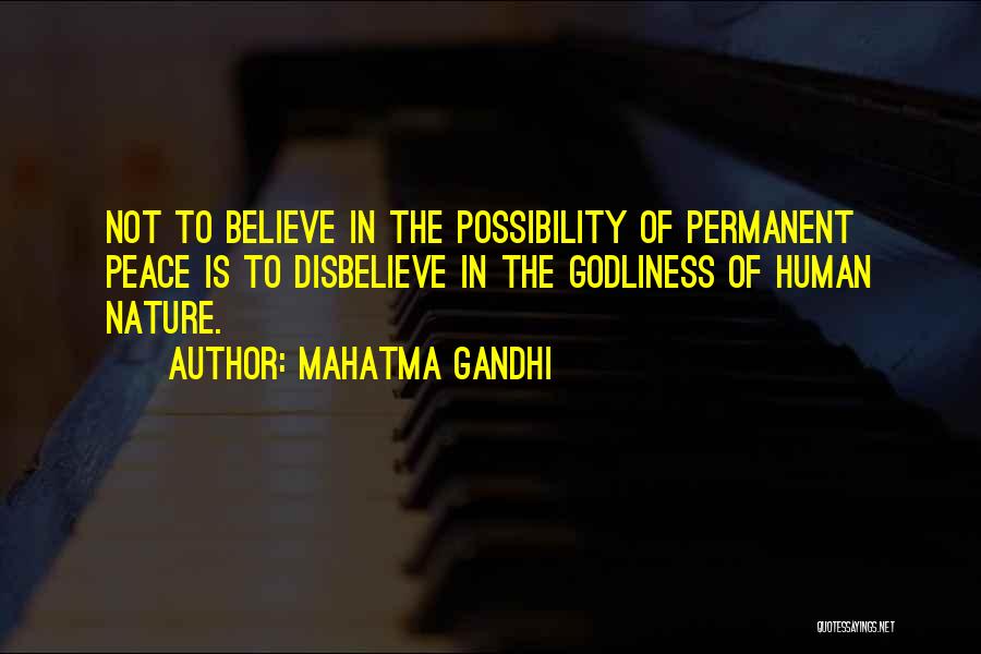 Peace Gandhi Quotes By Mahatma Gandhi