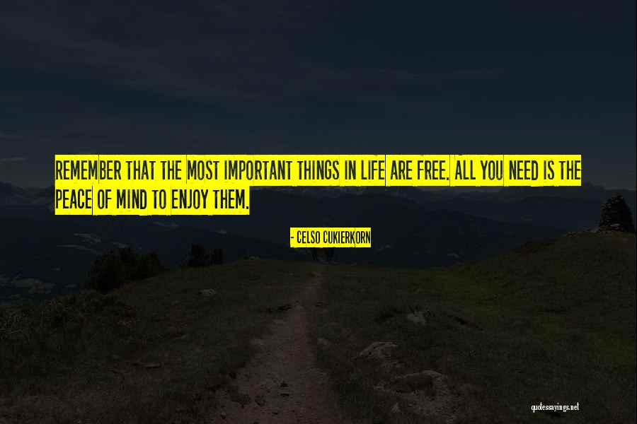 Peace In Life Quotes By Celso Cukierkorn Peace In Life Quotes By Celso Cukierkorn