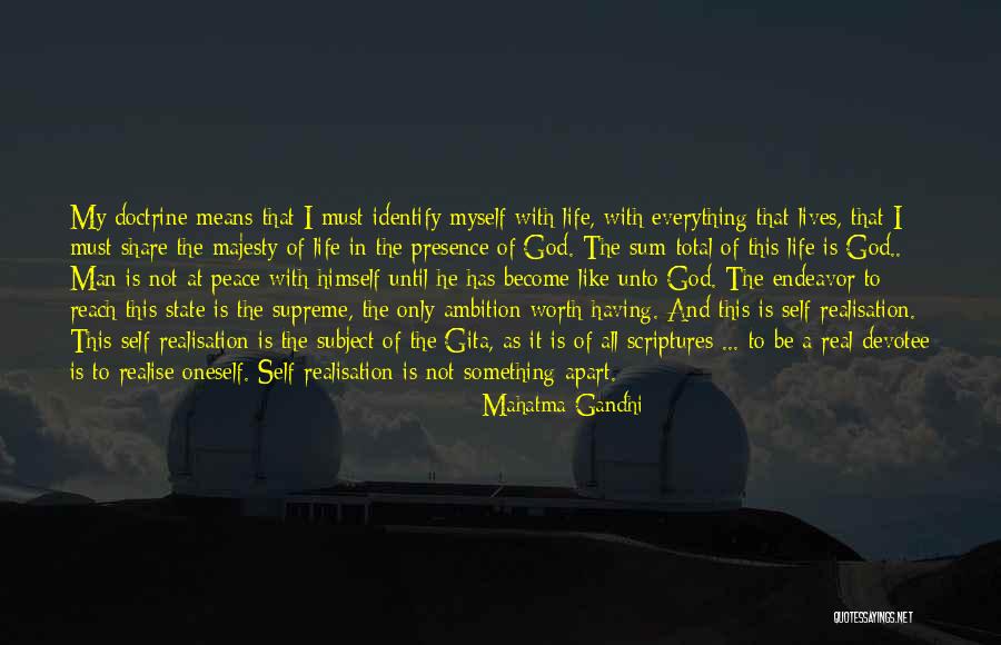 Peace In My Life Quotes By Mahatma Gandhi