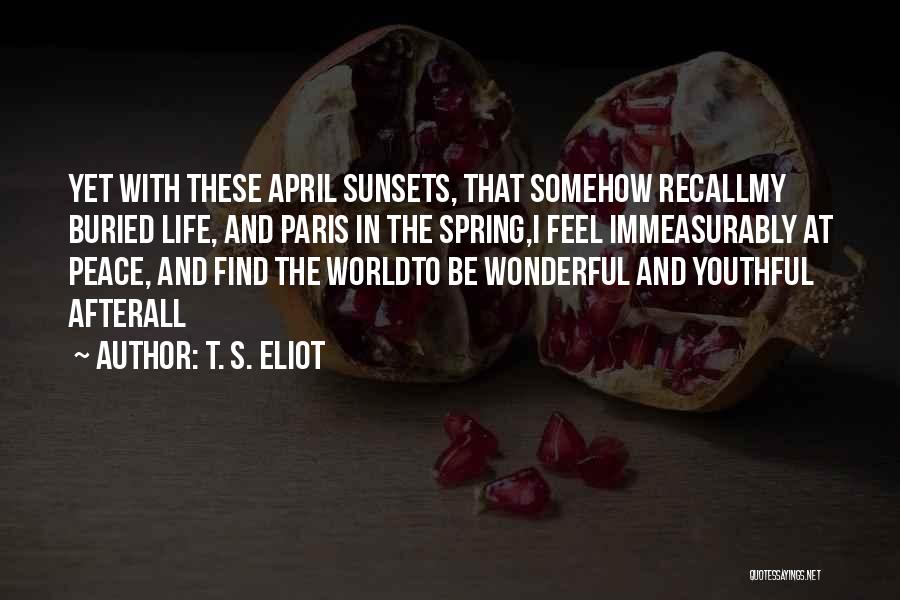 Peace In My World Quotes By T. S. Eliot