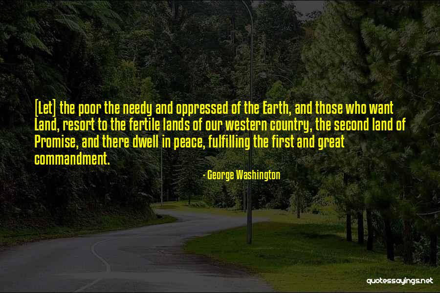 Peace In Our Land Quotes By George Washington Peace In Our Land Quotes By George Washington