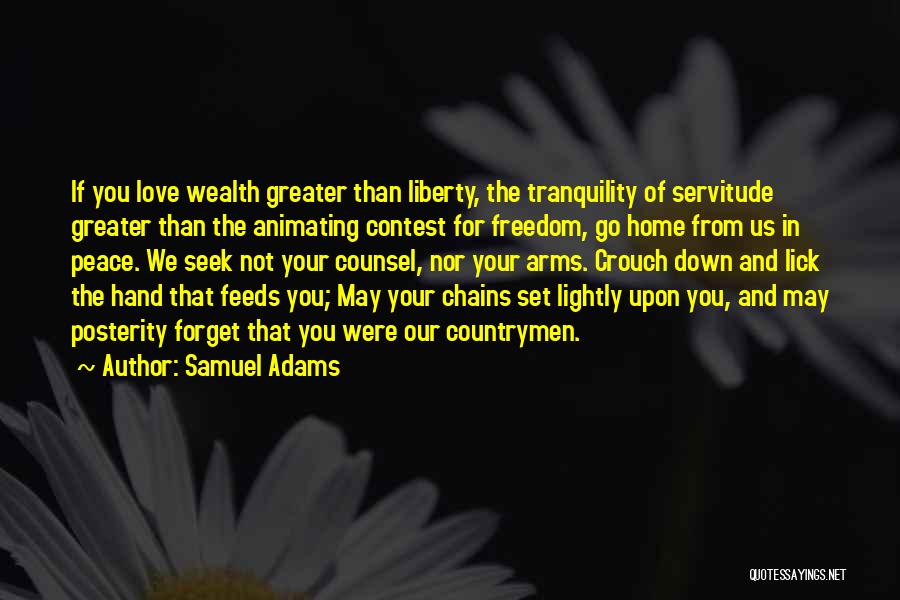 Peace In The Home Quotes By Samuel Adams