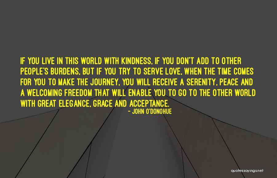 Peace In The Journey Quotes By John O'Donohue Peace In The Journey Quotes By John O'Donohue