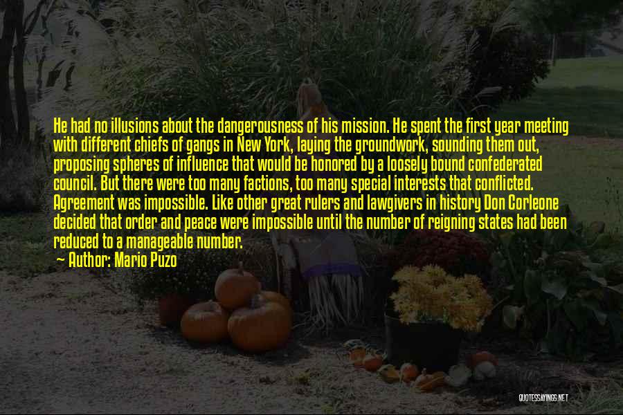 Peace In The New Year Quotes By Mario Puzo