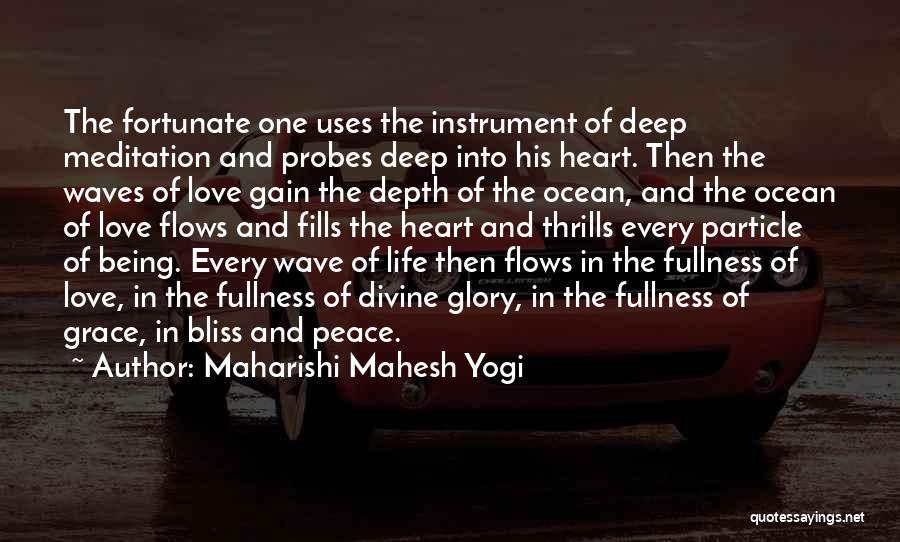 Peace In The Ocean Quotes By Maharishi Mahesh Yogi