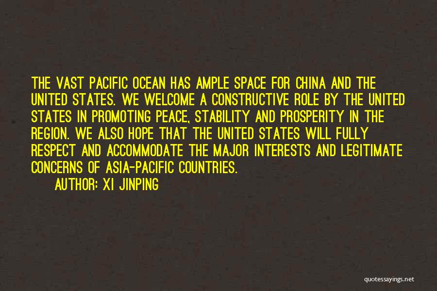 Peace In The Ocean Quotes By Xi Jinping