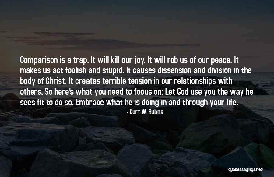 Peace In Your Life Quotes By Kurt W. Bubna Peace In Your Life Quotes By Kurt W. Bubna