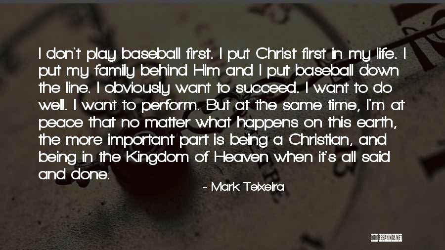 Peace Is All I Want Quotes By Mark Teixeira Peace Is All I Want Quotes By Mark Teixeira