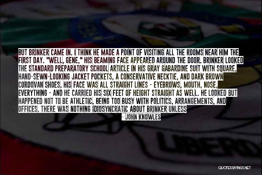 Peace Lines Quotes By John Knowles Peace Lines Quotes By John Knowles