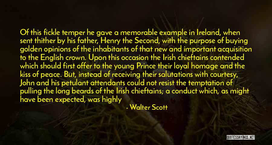 Peace Lines Quotes By Walter Scott Peace Lines Quotes By Walter Scott