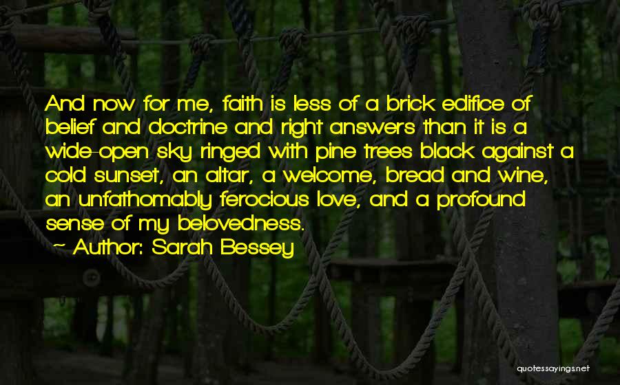 Peace Love Faith Quotes By Sarah Bessey