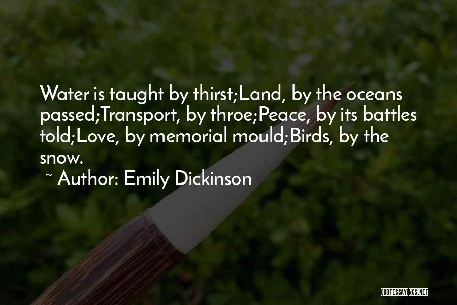 Peace Love Nature Quotes By Emily Dickinson