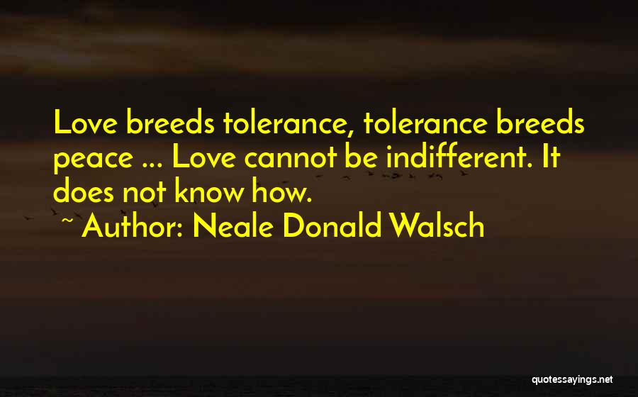 Peace Love Tolerance Quotes By Neale Donald Walsch