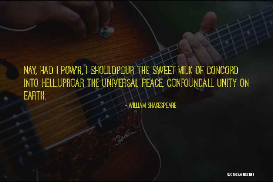 Peace Of Earth Quotes By William Shakespeare Peace Of Earth Quotes By William Shakespeare