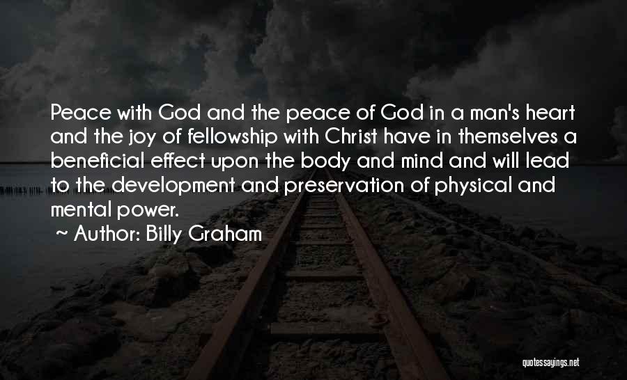 Peace Of Mind And God Quotes By Billy Graham