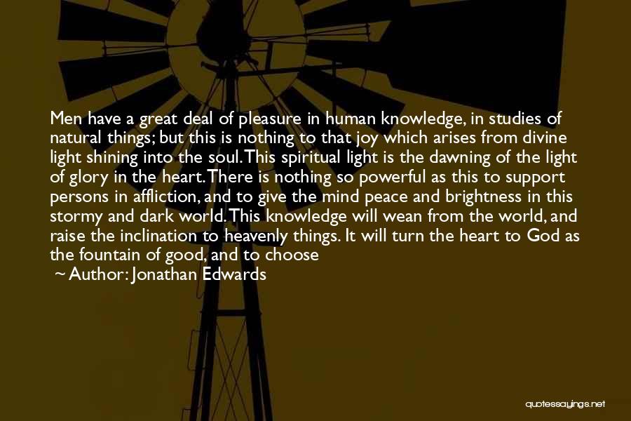 Peace Of Mind And God Quotes By Jonathan Edwards