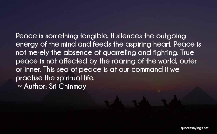 Peace Of Mind And Heart Quotes By Sri Chinmoy
