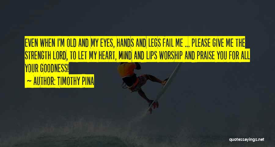 Peace Of Mind And Heart Quotes By Timothy Pina