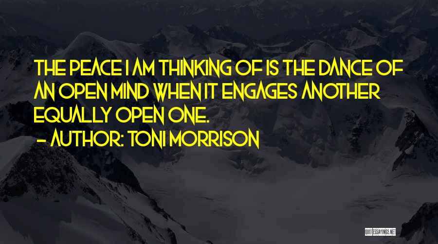 Peace Of Mind Quotes By Toni Morrison