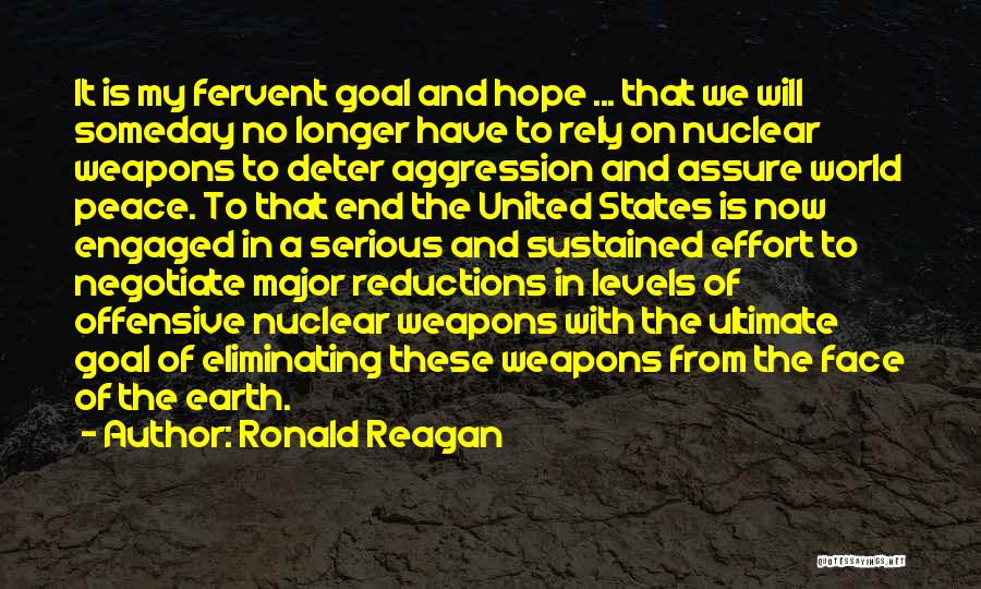 Peace On Earth Quotes By Ronald Reagan