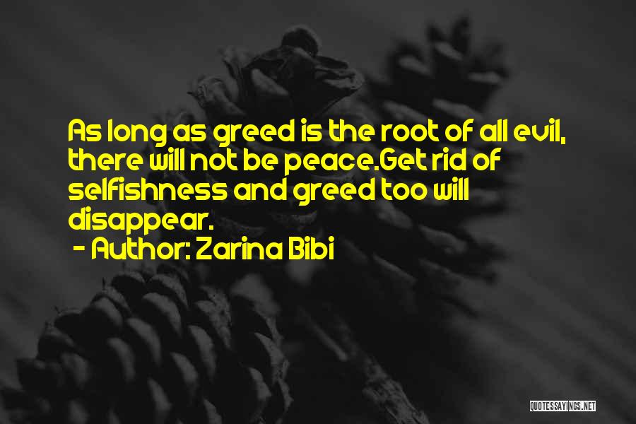 Peace On Earth Quotes By Zarina Bibi