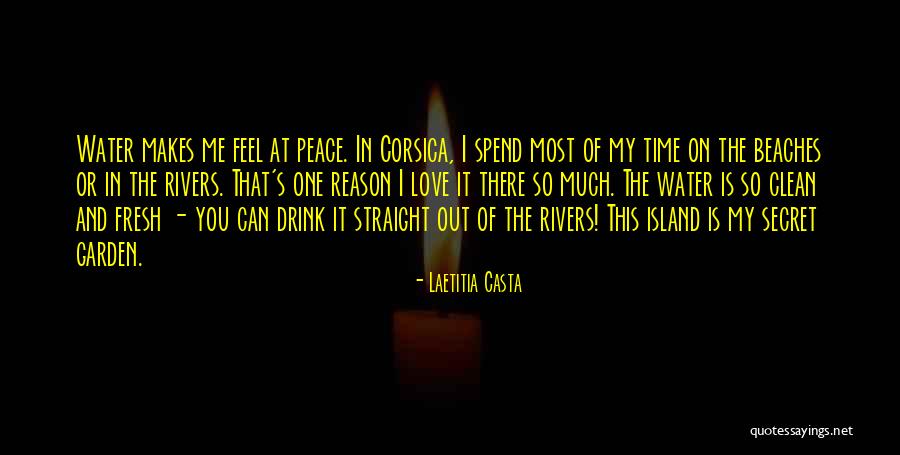 Peace On The Beach Quotes By Laetitia Casta Peace On The Beach Quotes By Laetitia Casta