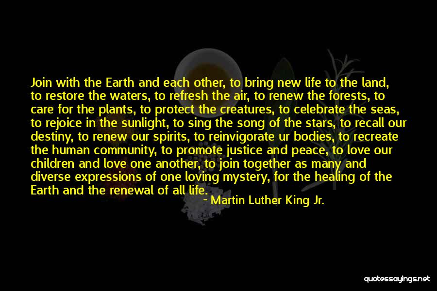 Peace One Love Quotes By Martin Luther King Jr.