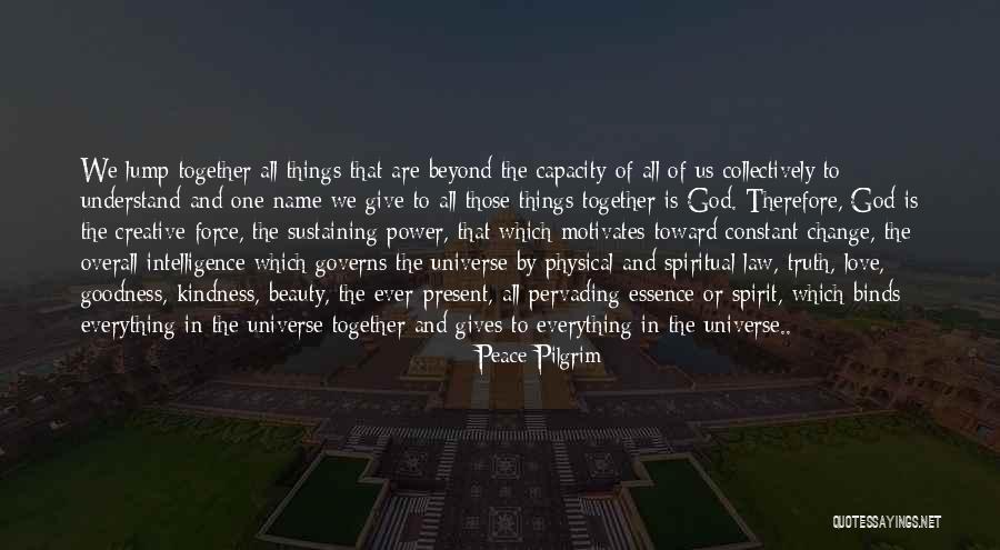 Peace One Love Quotes By Peace Pilgrim