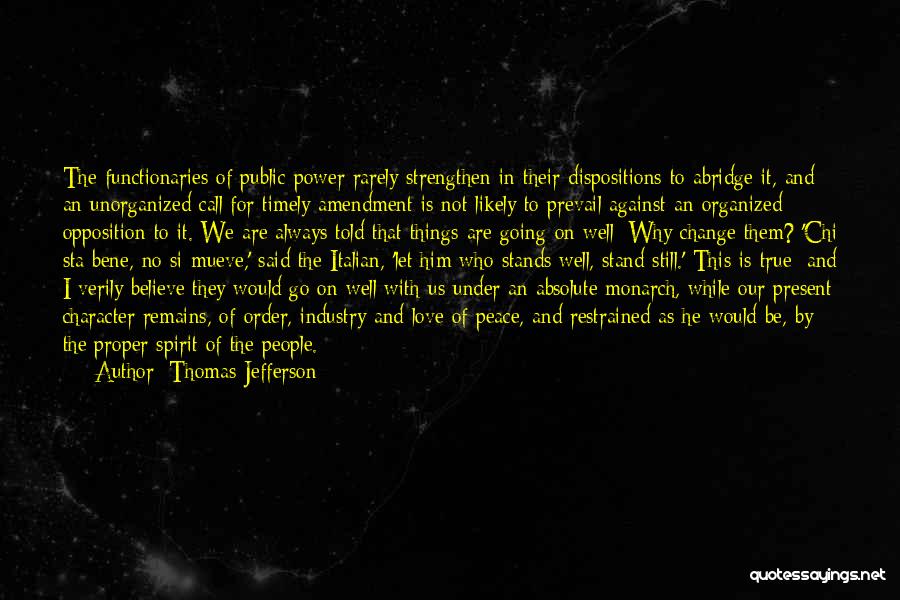 Peace Prevail Quotes By Thomas Jefferson
