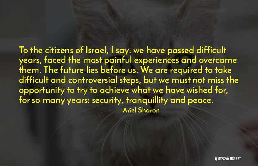 Peace Required Quotes By Ariel Sharon